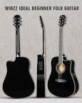 Winzz 41" Acoustic-Electric Guitar Starter Kit