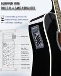 Winzz 41" Acoustic-Electric Guitar Starter Kit