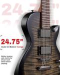AKLOT 24-Fret LP Style Electric Guitar Kit