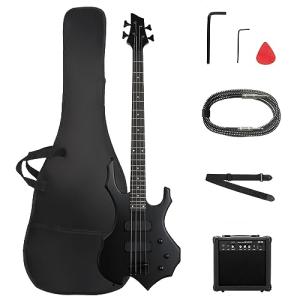 Ktaxon Full Size Electric Bass Guitar Set