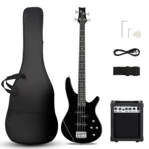 Ktaxon 4-String Electric Bass Guitar & Amp