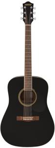 Gretsch Prelude D100 Dreadnought Acoustic Guitar, Black