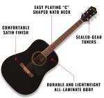 Gretsch Prelude D100 Dreadnought Acoustic Guitar, Black