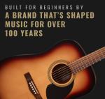 Gretsch Prelude D100 Dreadnought Acoustic Guitar, Black