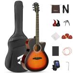 41" Acoustic Guitar Kit for Beginners - Sunburst