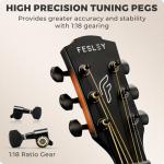 41" Acoustic Guitar Kit for Beginners - Sunburst