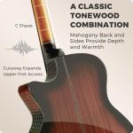 41" Acoustic Guitar Kit for Beginners - Sunburst