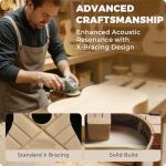 41" Acoustic Guitar Kit for Beginners - Sunburst