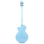 Grote Vintage Hollow Body Electric Bass Guitar (Blue)