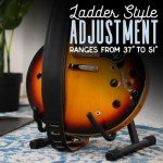 Levy's 3" Foam-Padded Black Guitar Strap