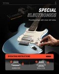Donner DST-152R Beginner Electric Guitar Kit - Ice Blue