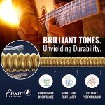 Elixir Phosphor Bronze Acoustic Guitar Strings, Medium