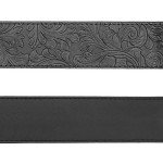 Vintage 60's Retro Printed Leather Guitar Strap