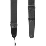 Vintage 60's Retro Printed Leather Guitar Strap