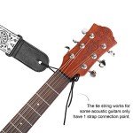 Vintage 60's Retro Printed Leather Guitar Strap