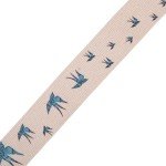 Decorative 2" Cotton Guitar Strap with Suede Ends