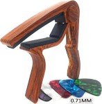 WINGO Rosewood Guitar Capo with 5 Picks