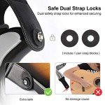 Padded Adjustable Bass Guitar Strap with Pick Holder