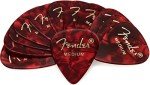 Fender Red Moto Medium Guitar Picks 12-Pack