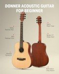 Donner 3/4 Acoustic Guitar Kit for Beginners