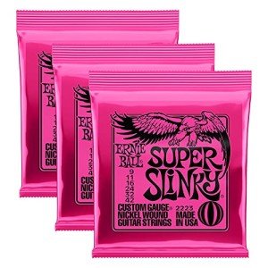 Ernie Ball Super Slinky Pink Electric Guitar Strings