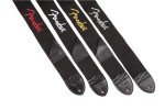 Fender Black Guitar Strap with White Logo