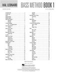 Hal Leonard Electric Bass Method Book 1 for Beginners