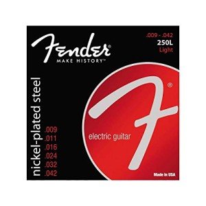 Fender Super 250 Nickel Electric Guitar Strings .009-.042