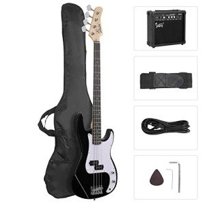 Glarry Full Size Electric Bass Guitar Kit