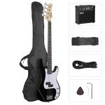 Glarry Full Size Electric Bass Guitar Kit