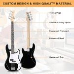 Glarry Full Size Electric Bass Guitar Kit