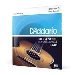 D'Addario Silk & Steel Acoustic Guitar Strings 6-Pack