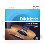 D'Addario Silk & Steel Acoustic Guitar Strings 6-Pack