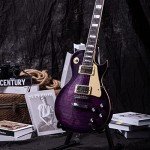 GROTE Purple Solid Body Electric Guitar with Gigbag