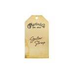 Brown Leather Guitar Strap by Martin C.F