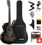 Beginner Acoustic Guitar Bundle with Pickup & Accessories