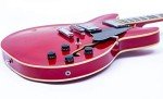 Grote Full Scale Semi-Hollow Electric Guitar (Red)