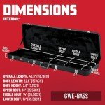 Gator Hard-Shell Case for Electric Bass Guitars