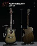 Donner 41" Acoustic Electric Guitar Starter Kit