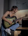 Donner 41" Acoustic Electric Guitar Starter Kit