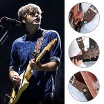 Nefelibata Jacquard Guitar Strap with Leather Ends