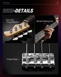 Donner 4-String Electric Bass Guitar Starter Kit