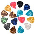 60 Colorful Guitar Picks in 3 Thicknesses