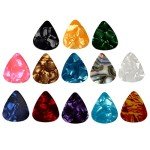 60 Colorful Guitar Picks in 3 Thicknesses