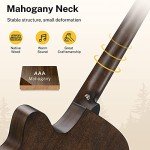 Beginner Acoustic Guitar Bundle with Pickup & Accessories