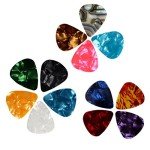 60 Colorful Guitar Picks in 3 Thicknesses