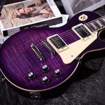 GROTE Purple Solid Body Electric Guitar with Gigbag