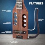 Traveler Ultra-Light Acoustic-Electric Guitar, Antique Brown