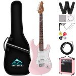 EASTROCK 39" Electric Guitar Kit for Beginners - Pink