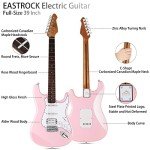 EASTROCK 39" Electric Guitar Kit for Beginners - Pink